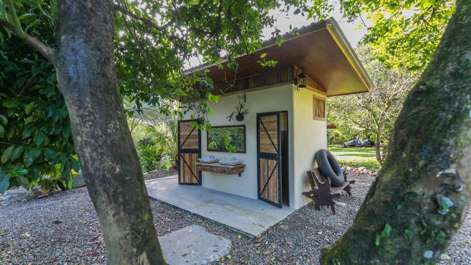 Bamboo River Lodge Horquetas Bagian luar foto